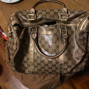 Gucci Boston gold bag vintage
